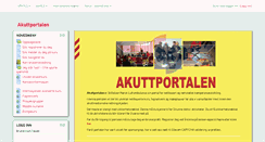 Desktop Screenshot of akuttportalen.no