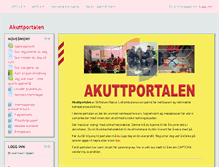 Tablet Screenshot of akuttportalen.no